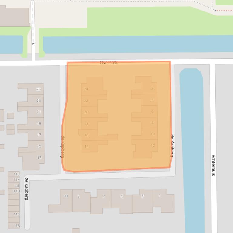 Kaart van postcodegebied 3471DD.