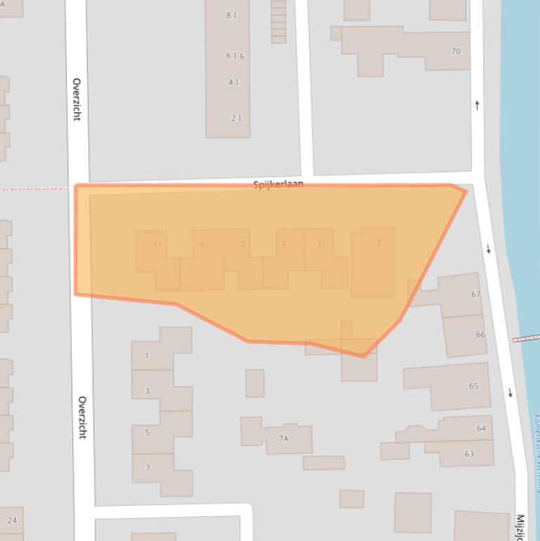 Kaart van postcodegebied 3471EG.