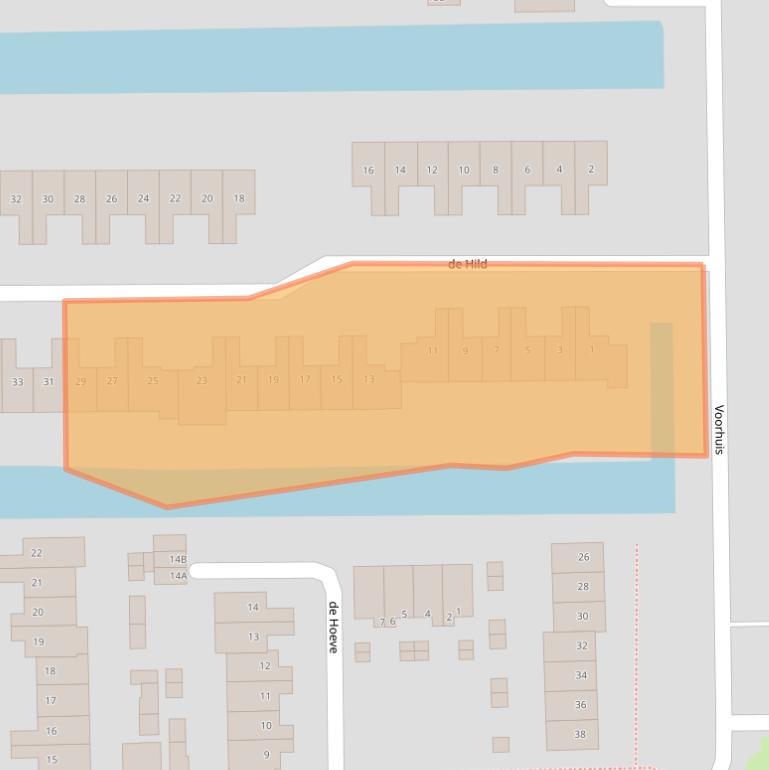 Kaart van postcodegebied 3471EV.