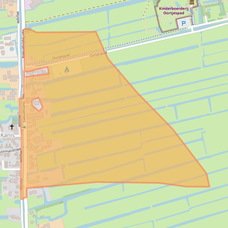 Kaart van postcodegebied 3471GG.