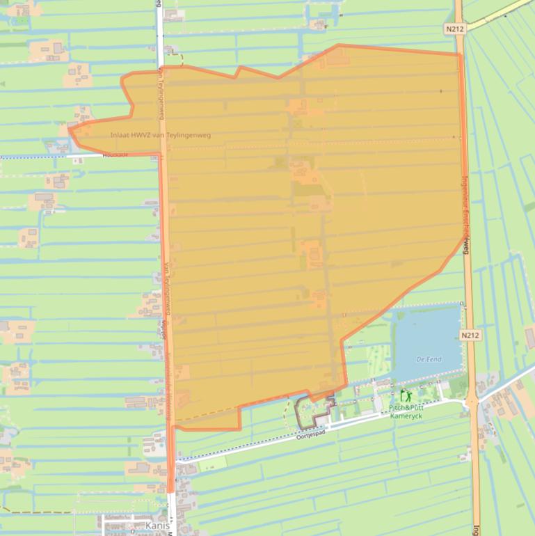 Kaart van postcodegebied 3471GH.