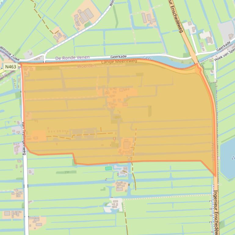 Kaart van postcodegebied 3471GL.