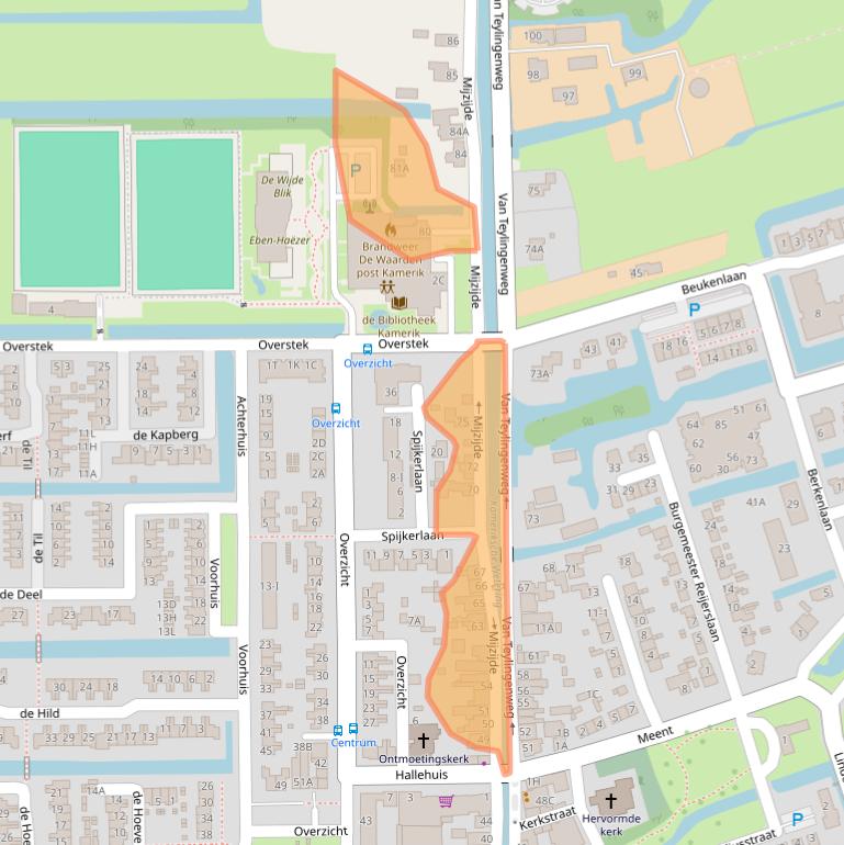 Kaart van postcodegebied 3471GP.