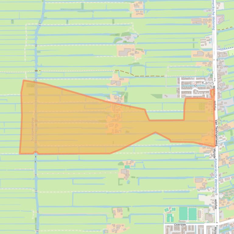 Kaart van postcodegebied 3471GS.