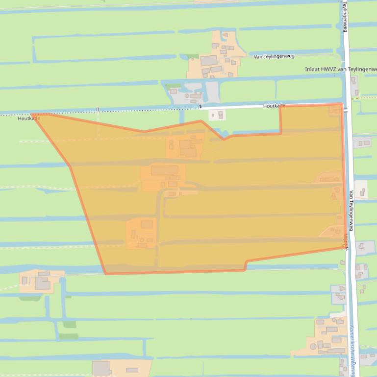 Kaart van postcodegebied 3471GW.