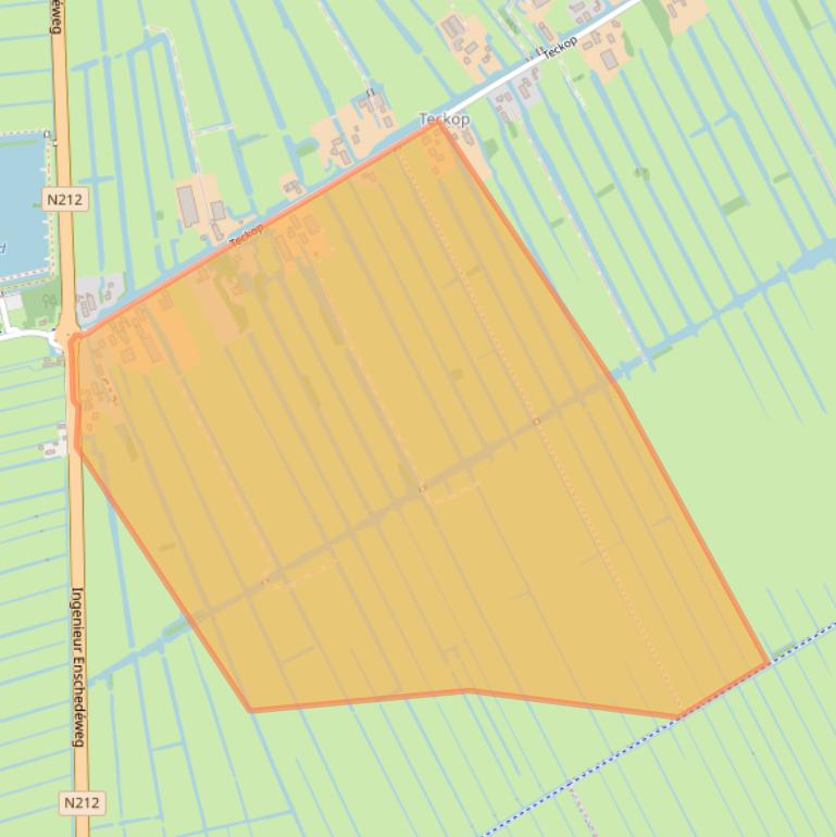 Kaart van postcodegebied 3471HH.