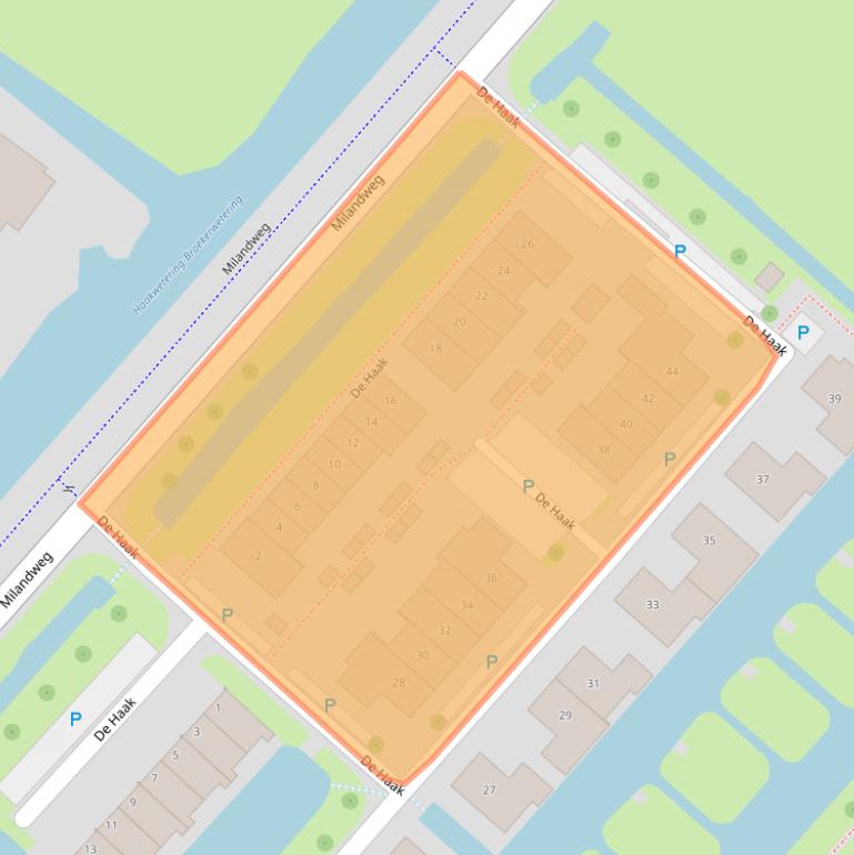 Kaart van postcodegebied 3474GB.