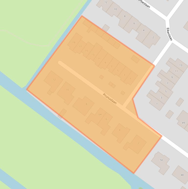 Kaart van postcodegebied 3474HA.