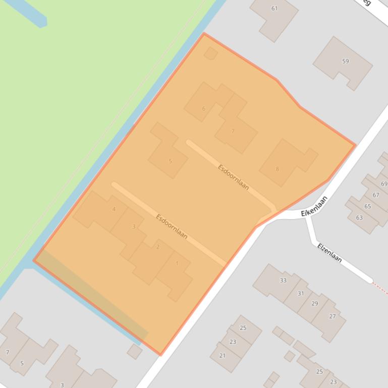 Kaart van postcodegebied 3474HG.