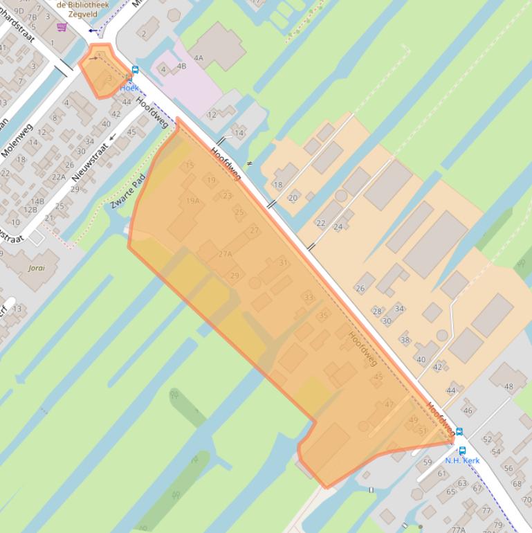 Kaart van postcodegebied 3474JA.