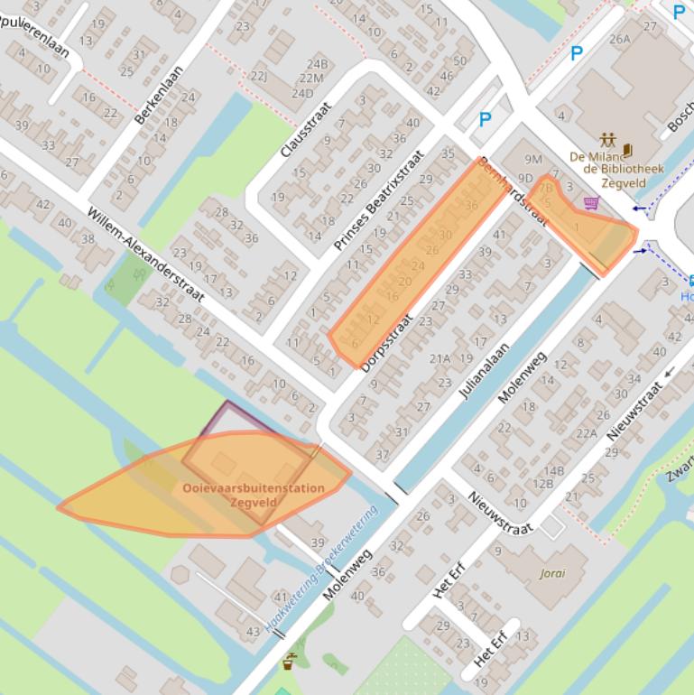 Kaart van postcodegebied 3474JR.