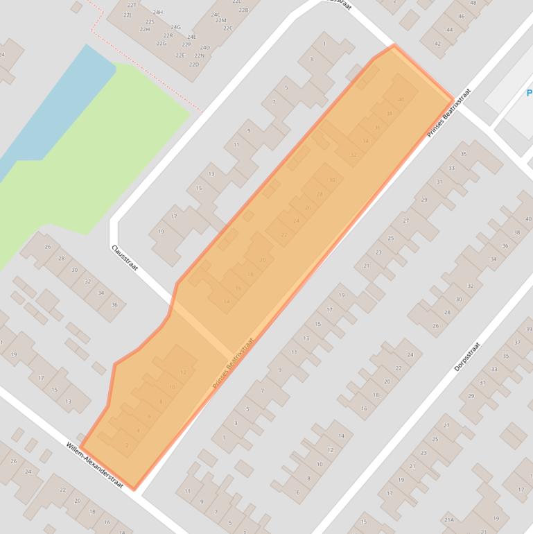 Kaart van postcodegebied 3474JW.