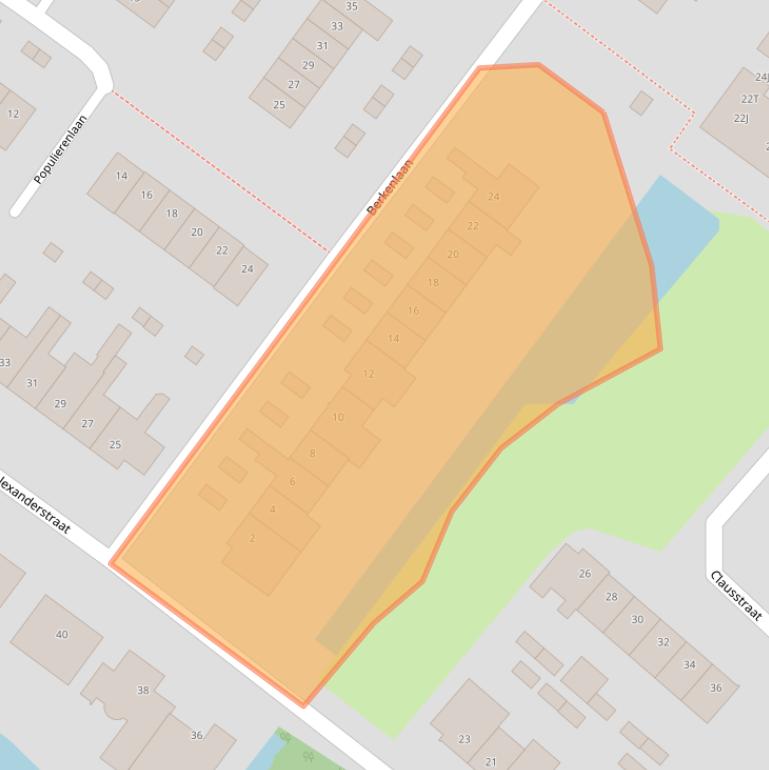 Kaart van postcodegebied 3474KA.