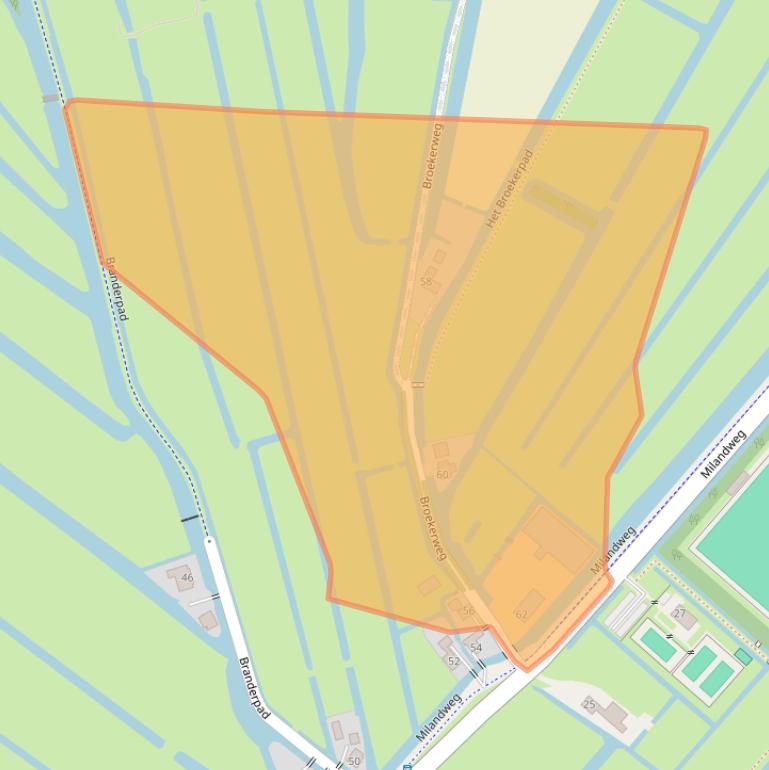 Kaart van postcodegebied 3474KH.