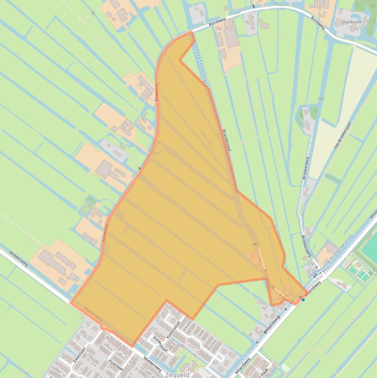 Kaart van postcodegebied 3474KJ.