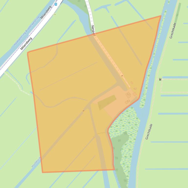 Kaart van postcodegebied 3474KL.