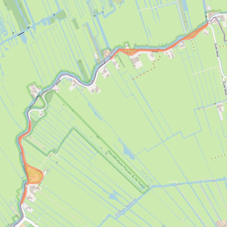 Kaart van postcodegebied 3474ME.