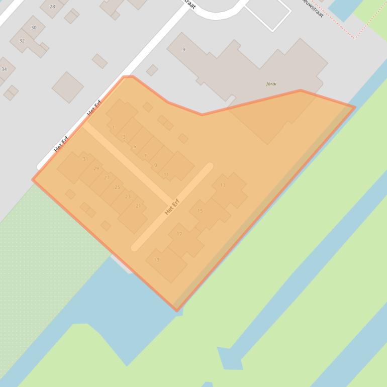 Kaart van postcodegebied 3474NA.