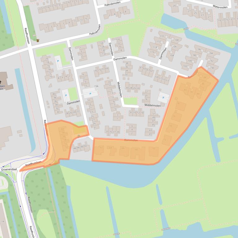 Kaart van postcodegebied 3481AN.