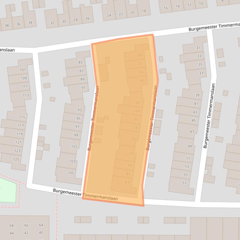 Kaart van postcodegebied 3481BM.