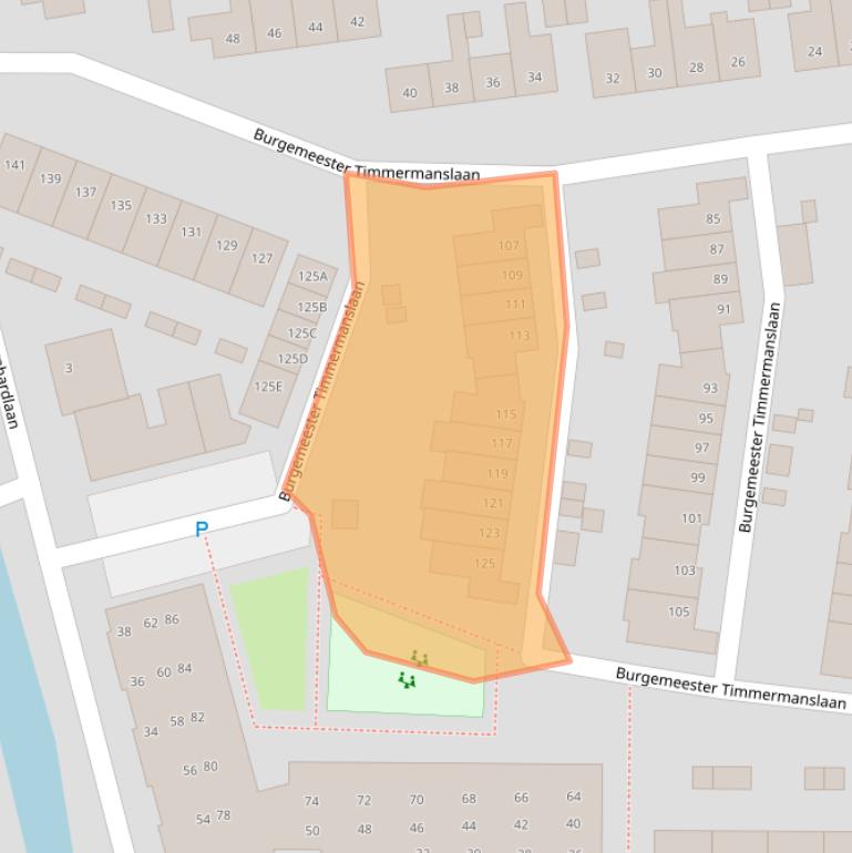 Kaart van postcodegebied 3481BP.