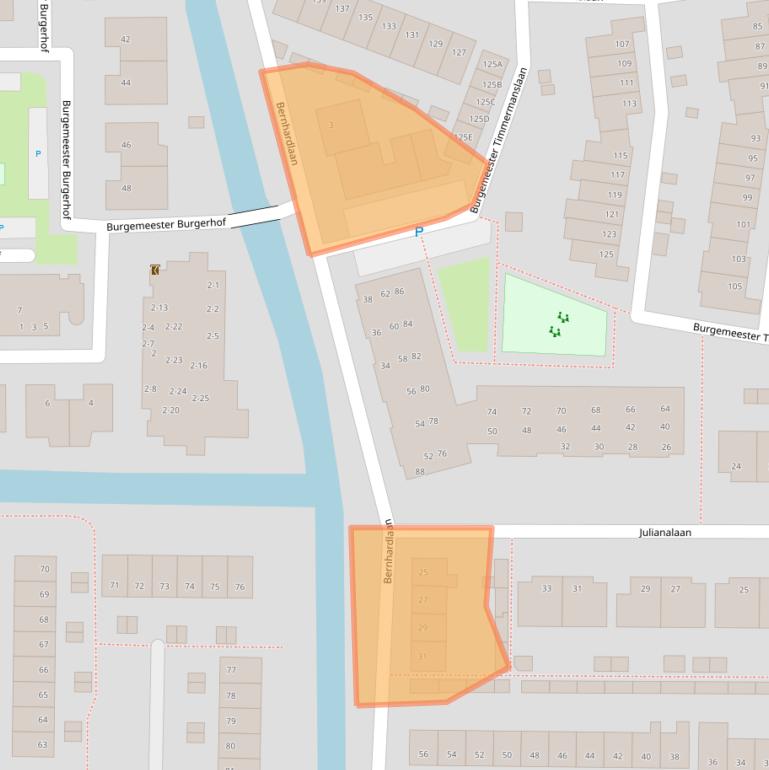 Kaart van postcodegebied 3481CA.