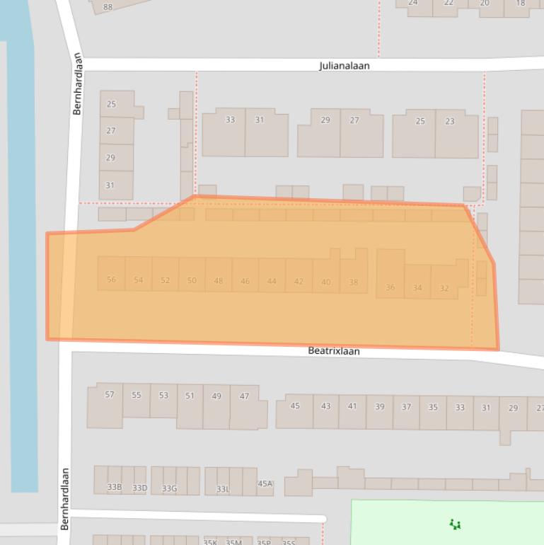 Kaart van postcodegebied 3481CG.