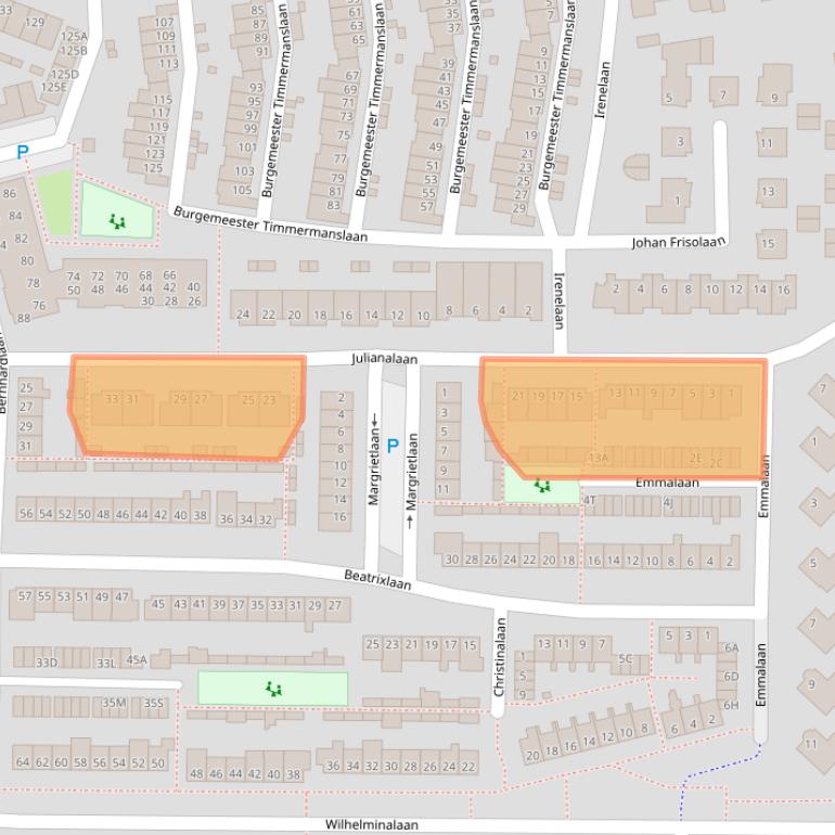 Kaart van postcodegebied 3481CJ.