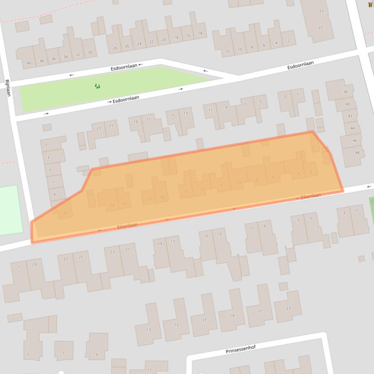 Kaart van postcodegebied 3481CN.