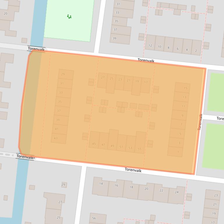 Kaart van postcodegebied 3481DB.