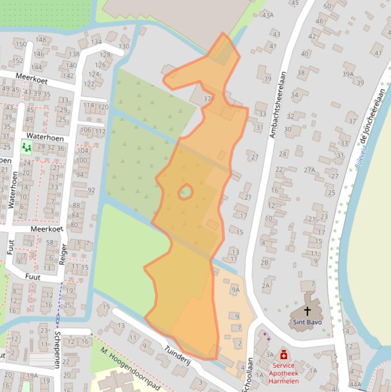 Kaart van postcodegebied 3481DS.