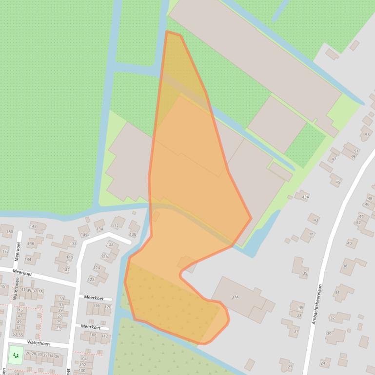 Kaart van postcodegebied 3481DX.