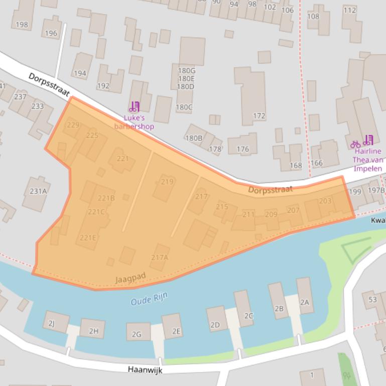 Kaart van postcodegebied 3481EG.