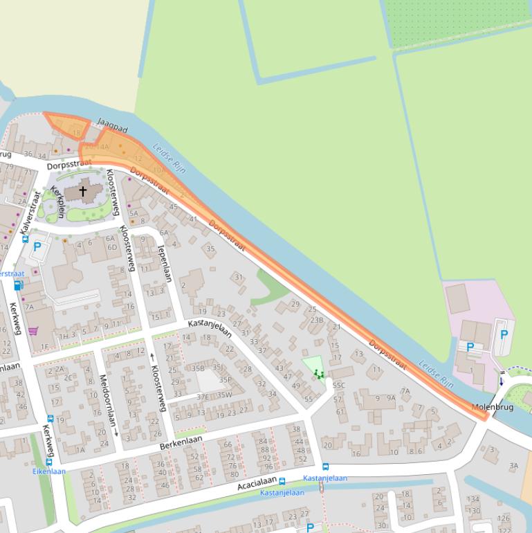 Kaart van postcodegebied 3481EK.