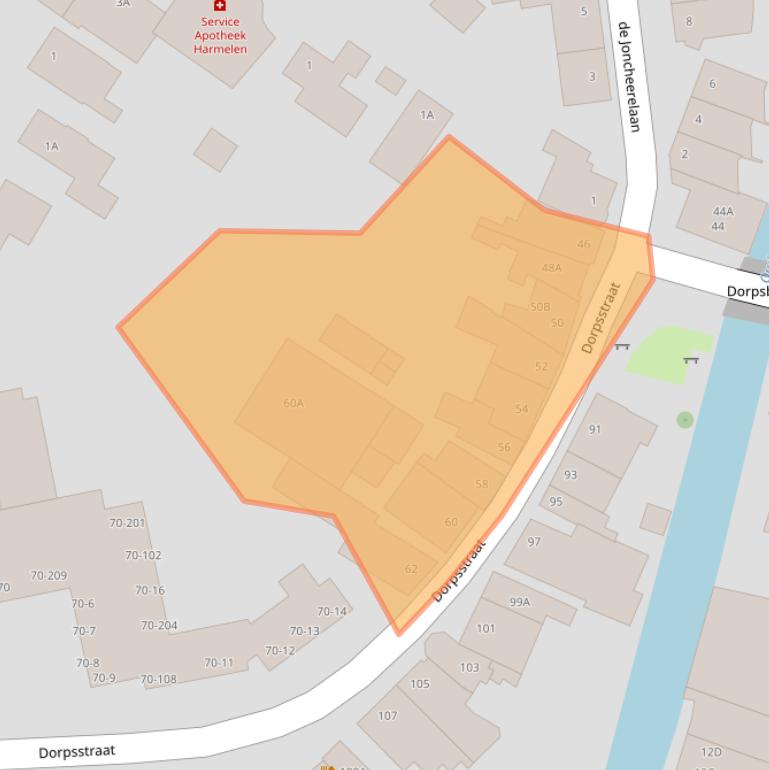 Kaart van postcodegebied 3481EM.