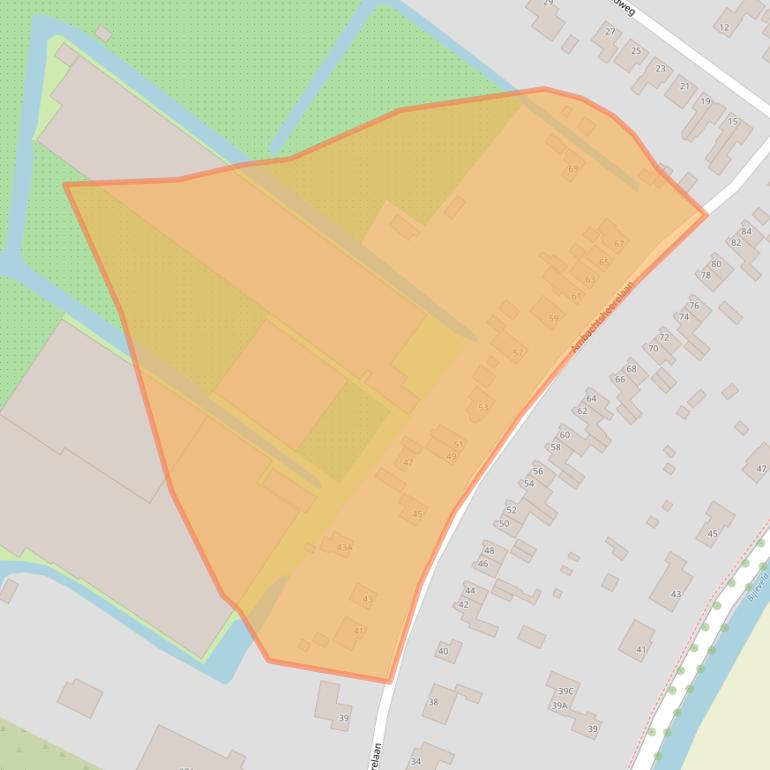 Kaart van postcodegebied 3481GK.