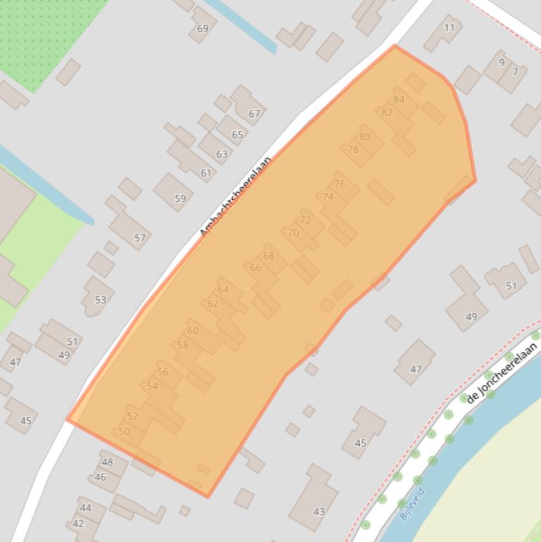 Kaart van postcodegebied 3481GM.