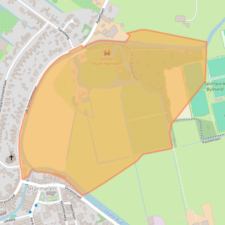 Kaart van postcodegebied 3481GR.