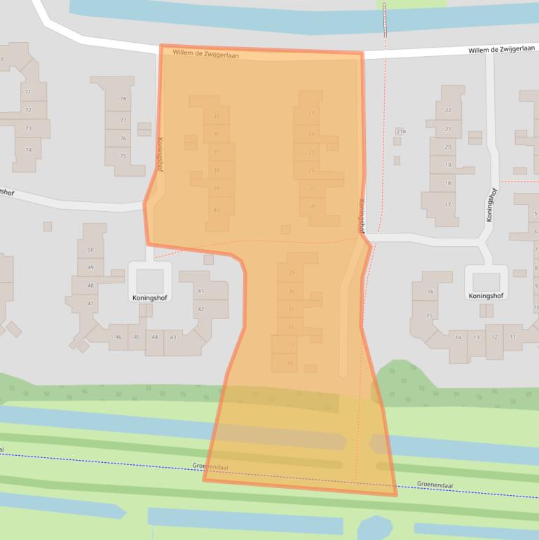 Kaart van postcodegebied 3481HP.