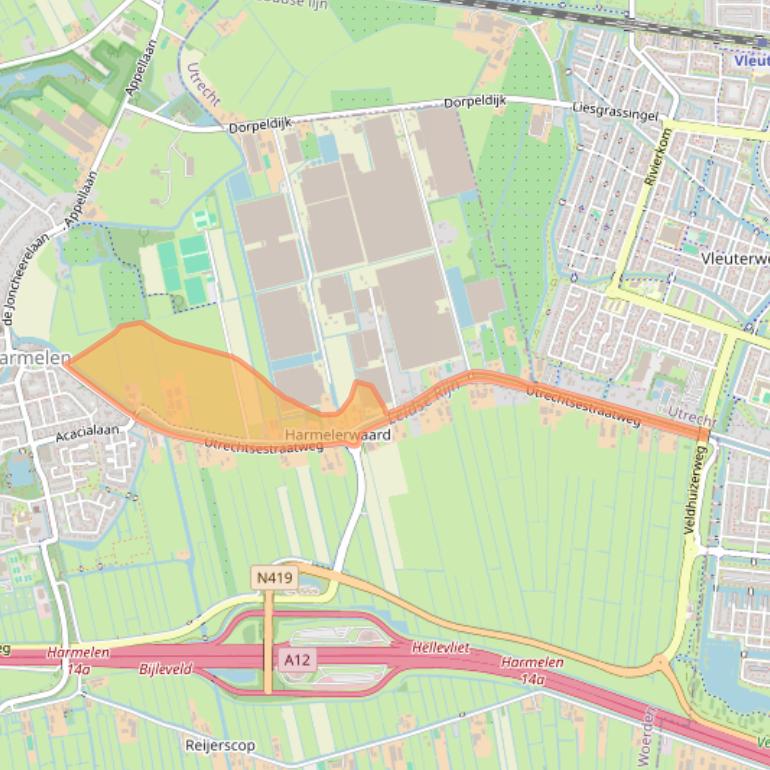Kaart van postcodegebied 3481LB.