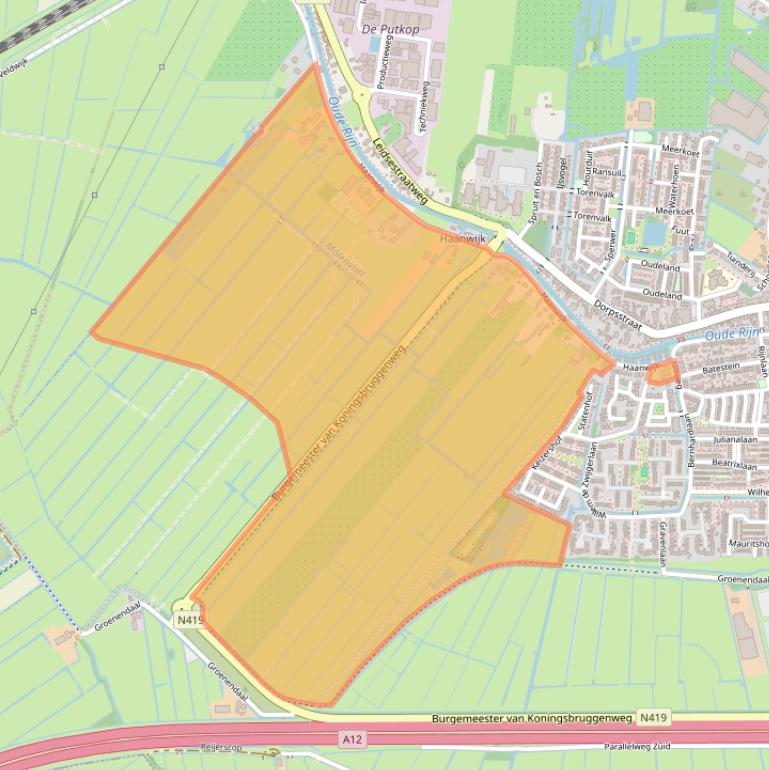 Kaart van postcodegebied 3481LH.