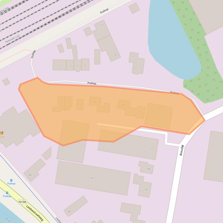 Kaart van postcodegebied 3481LL.