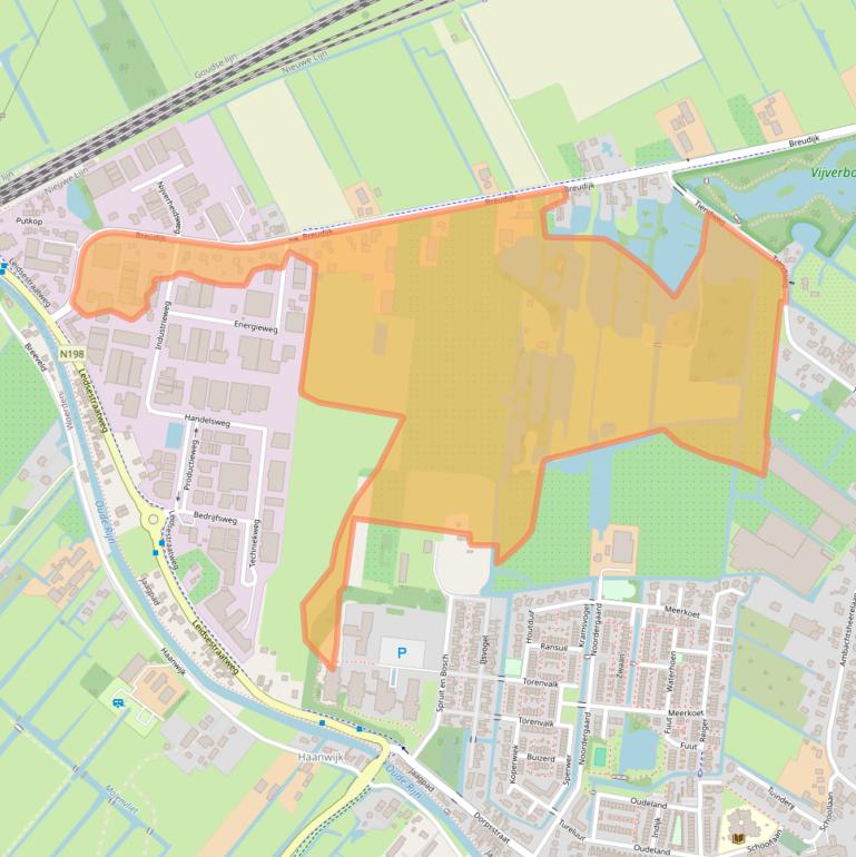 Kaart van postcodegebied 3481LP.