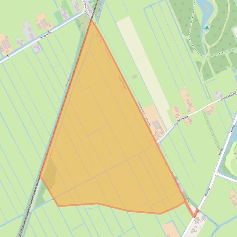 Kaart van postcodegebied 3481LS.