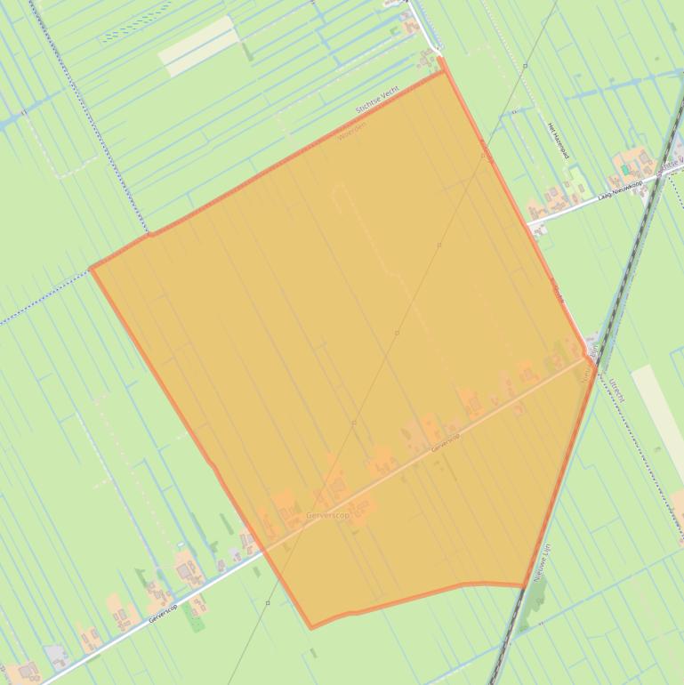 Kaart van postcodegebied 3481LV.