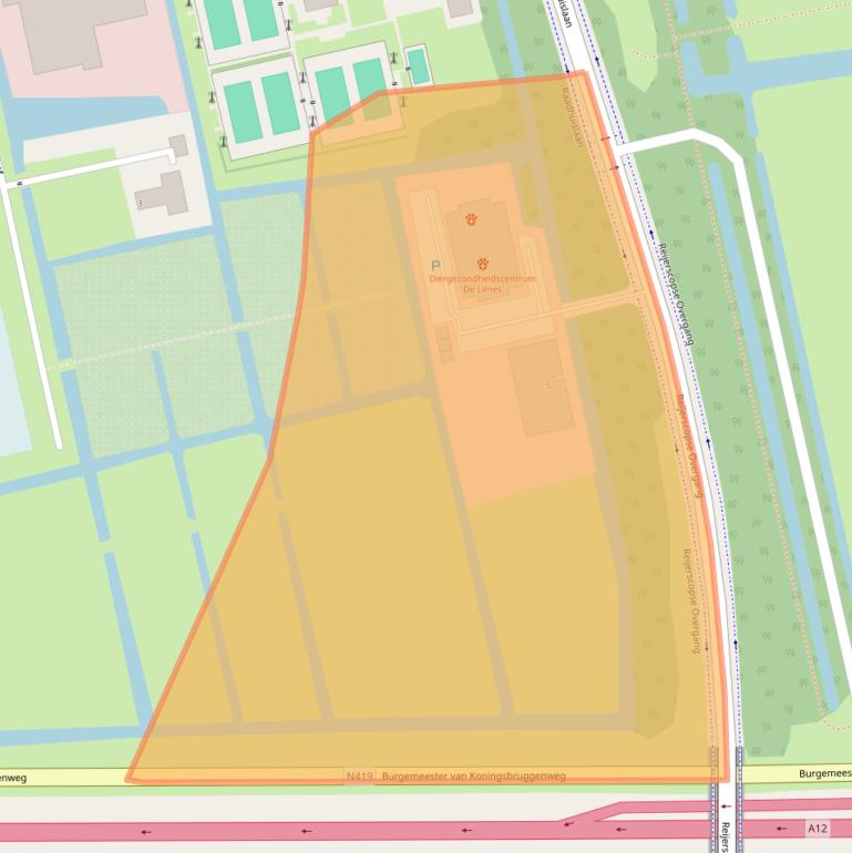 Kaart van postcodegebied 3481LZ.