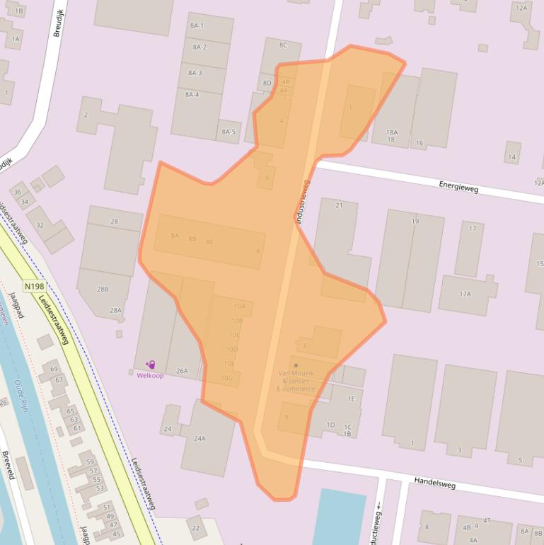 Kaart van postcodegebied 3481MD.