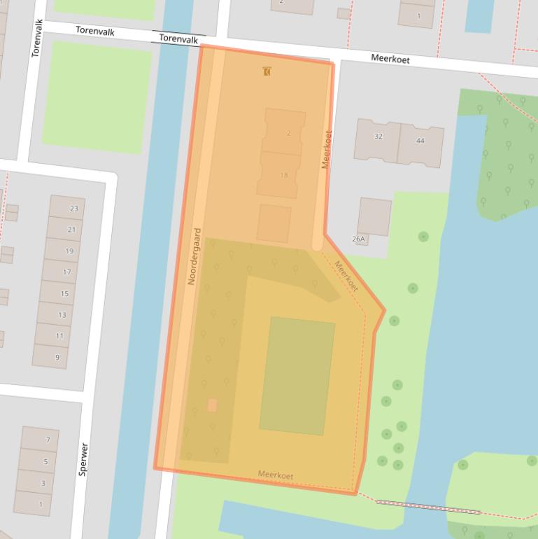 Kaart van postcodegebied 3481TC.