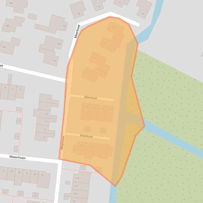 Kaart van postcodegebied 3481TH.