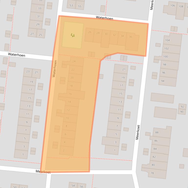 Kaart van postcodegebied 3481TM.